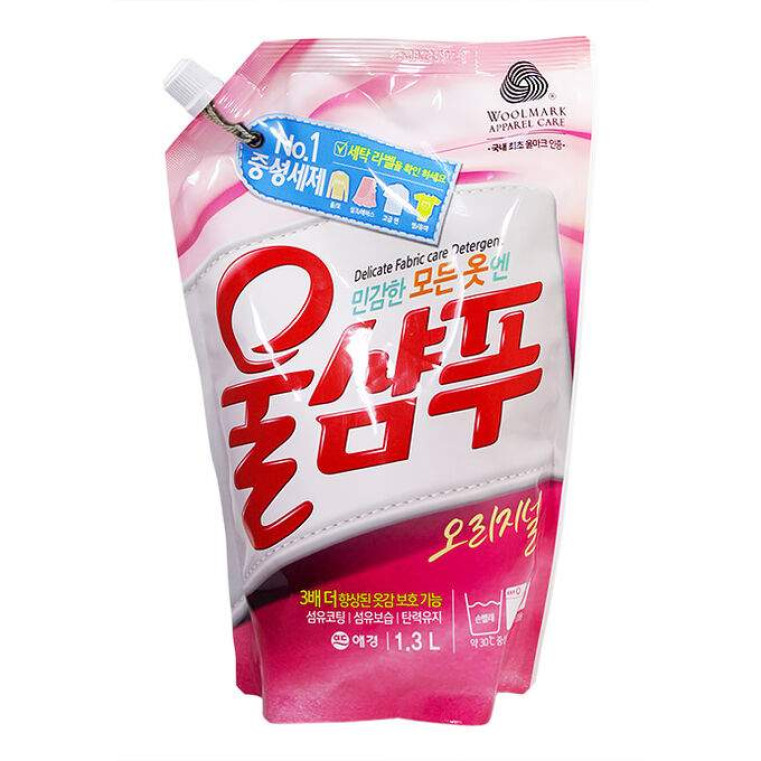 Aekyung Kerasys Wool Shampoo Original Жидкое средство для стирки - Оригинальный, 1,3л