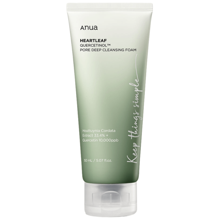 Anua Heartleaf Quercetinol Pore Deep Cleansing Foam Пенка-скраб с кверцетинолом для очищения пор