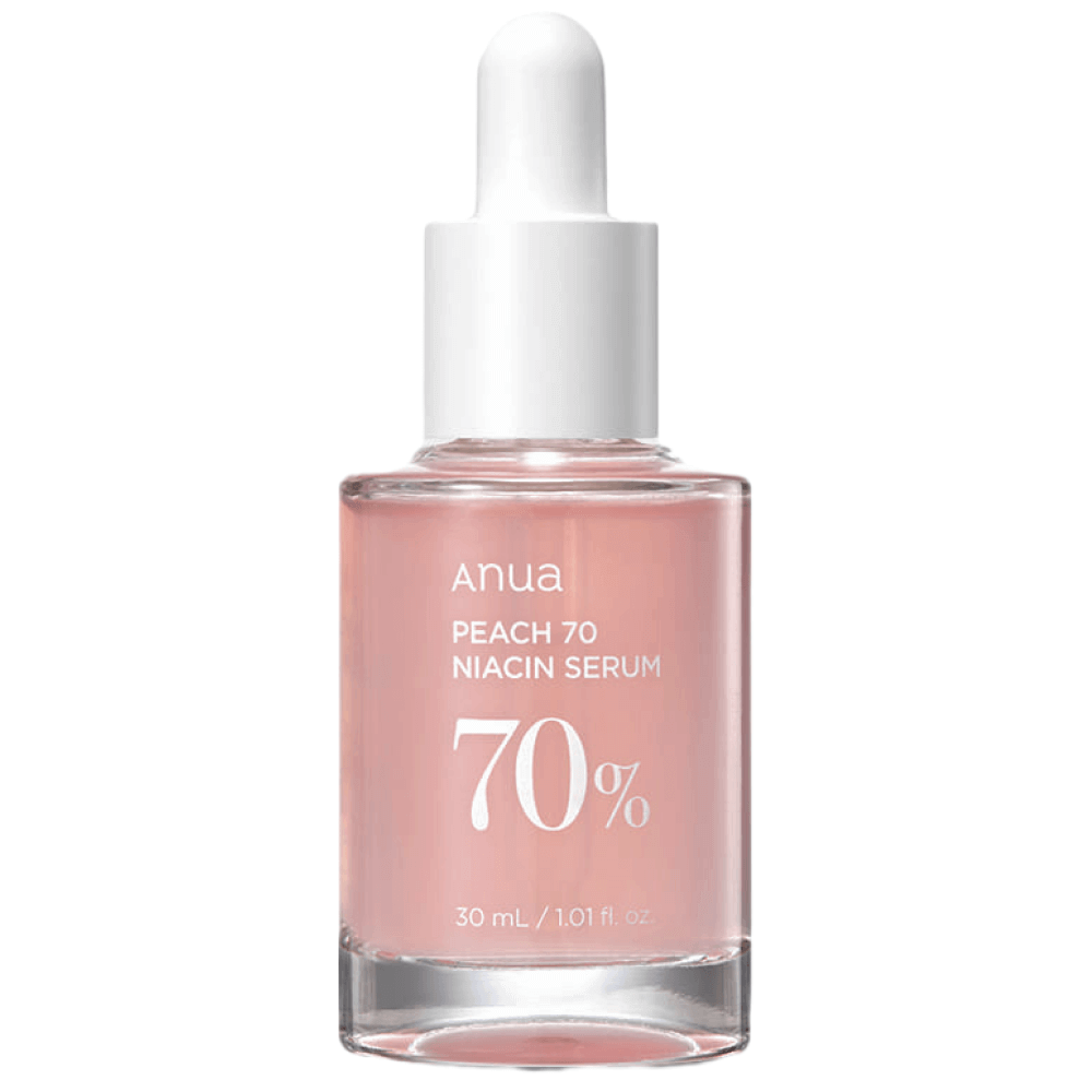 Anua Peach 70% Niacin Serum Сыворотка с персиком для гладкой и сияющей кожи