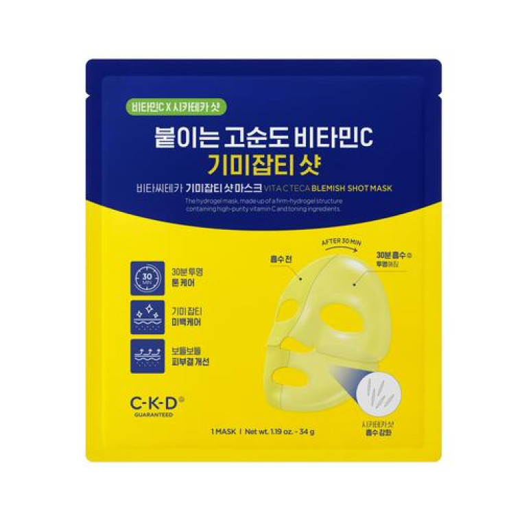 CKD Vita C teca blemish shot mask Маска для лица выравнивающая с витамином С