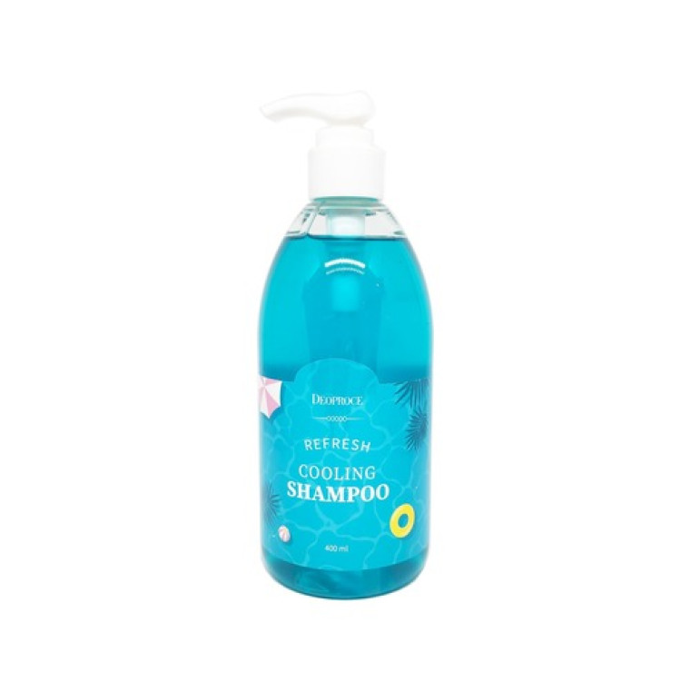 Deoproce Refresh Cooling Shampoo Шампунь охлаждающий с растительными экстрактами