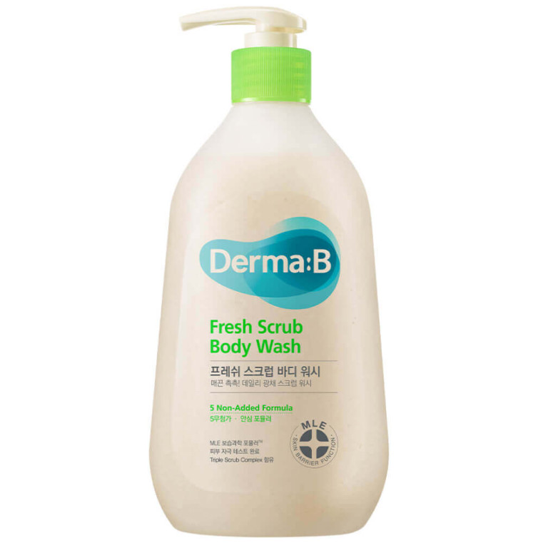 Derma:B Fresh Scrub Body Wash Ламеллярный освежающий гель-скраб для душа