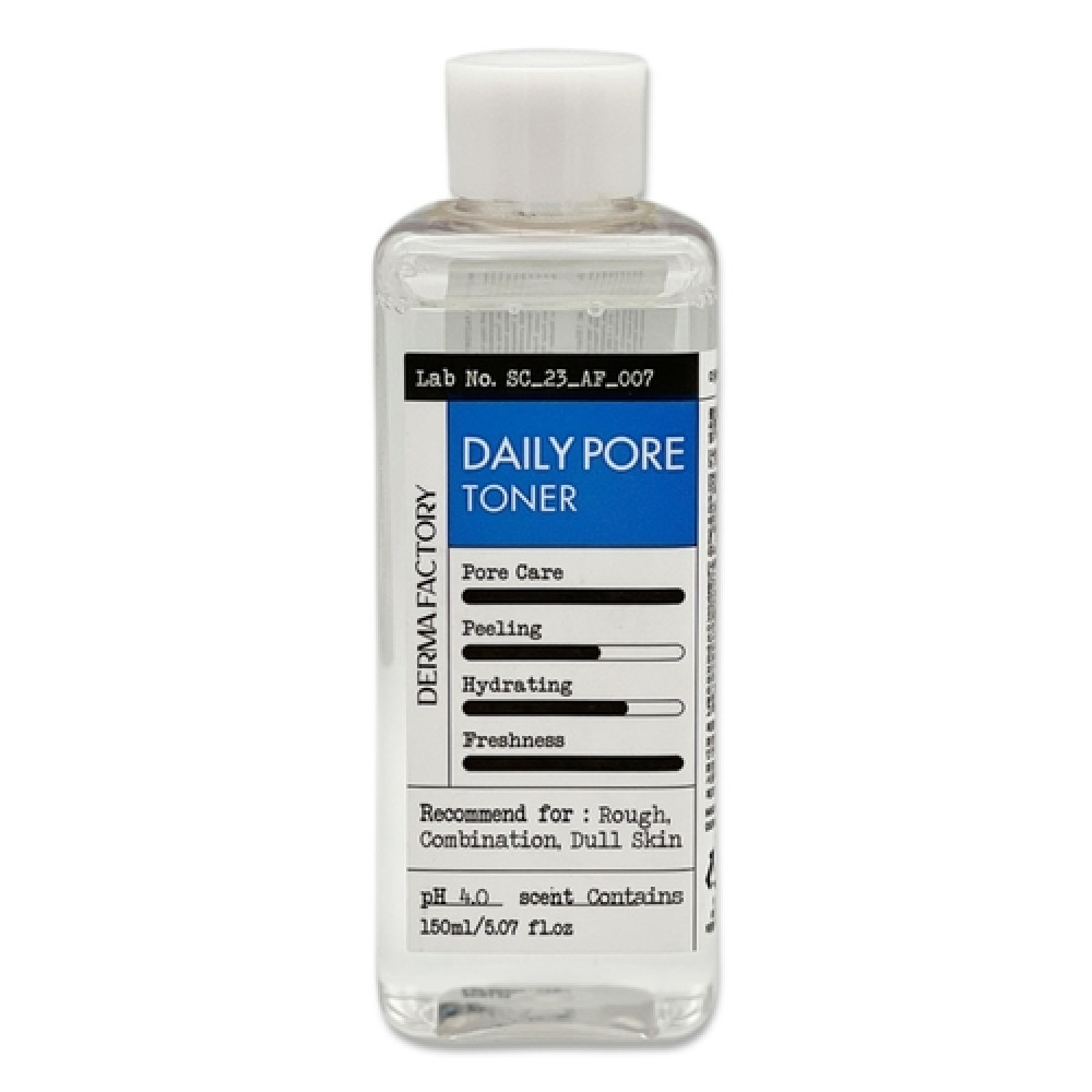 Derma Factory Daily Pore Toner Тонер с кислотами для очищения пор