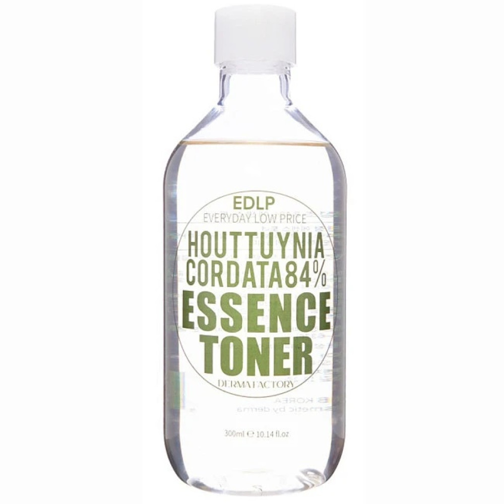 Derma Factory Houttuynia Cordata 84% Essence Toner Успокаивающий тонер-эссенция для лица с экстрактом хауттюйнии