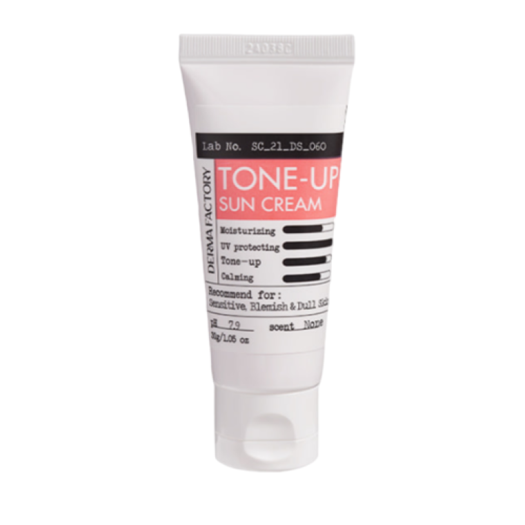 Derma Factory Inorganic Tone-up Sun Cream Крем тонизирующий солнцезащитный SPF 50+ PA++++, 30мл