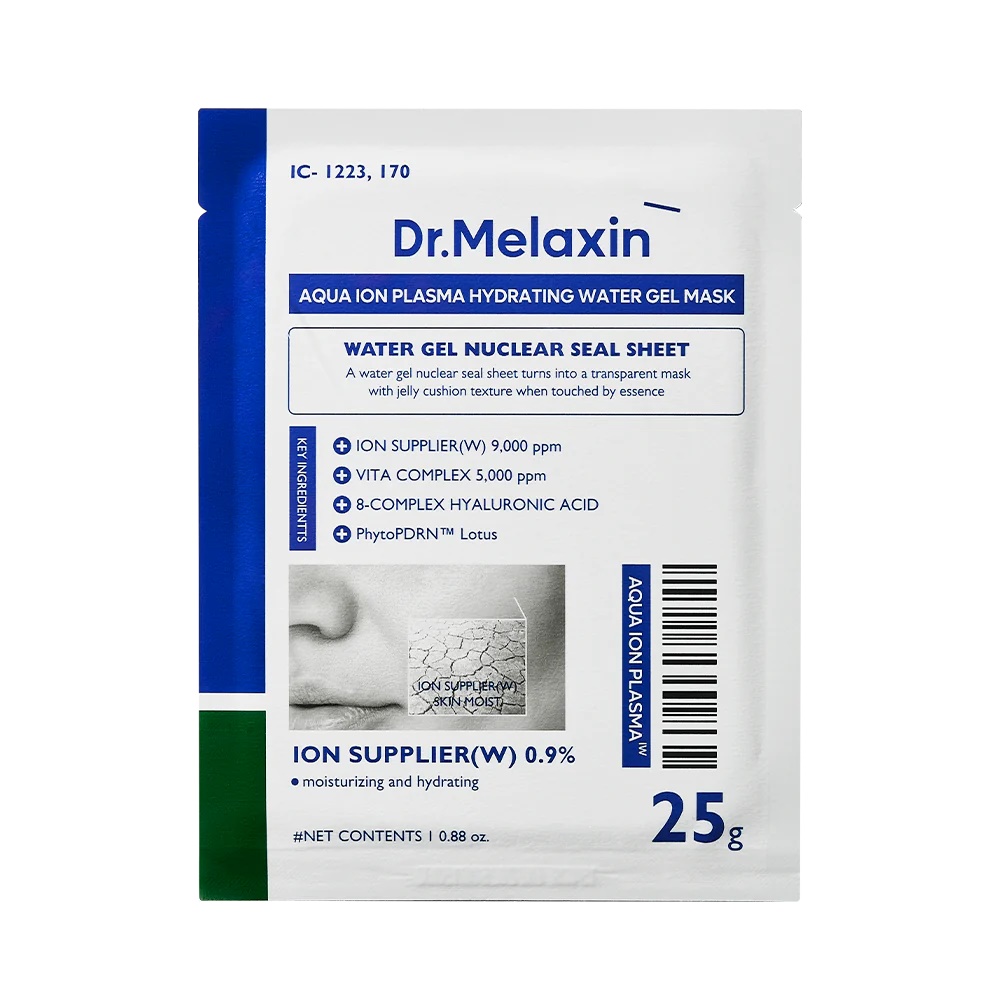 Dr. Melaxin Aqua Ion Plasma Water Gel Mask Маска тканевая для лица с аква-ионной плазмой