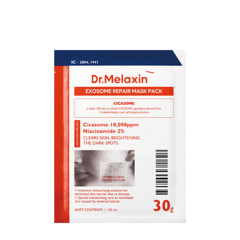 Dr. Melaxin Exosome Repair Facial Mask Маска тканевая для лица восстанавливающая с экзосомами