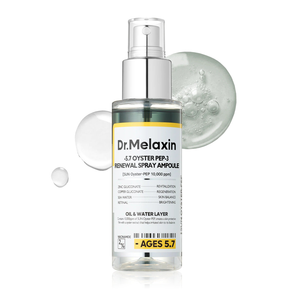 Dr.Melaxin Oyster Pep3 Renewal Oil Mist Двухслойный мист для лица с экстрактом устрицы