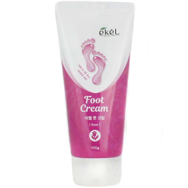 Ekel Foot Cream Rose Крем для ног с экстрактом и ароматом розы