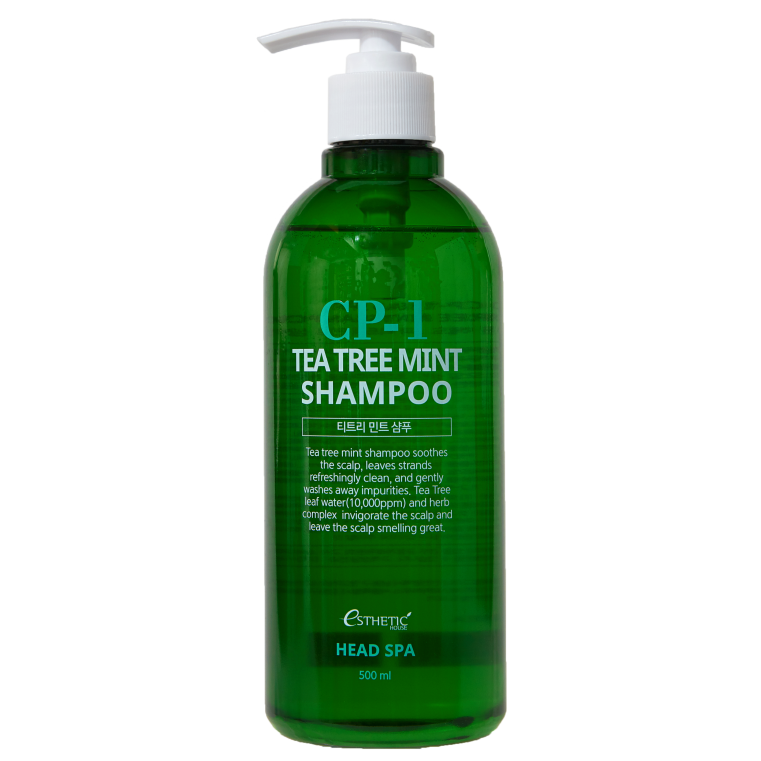 Esthetic House СP-1 Tea Tree Mint Shampoo Успокаивающий шампунь для волос с экстрактом мяты и чайного дерева