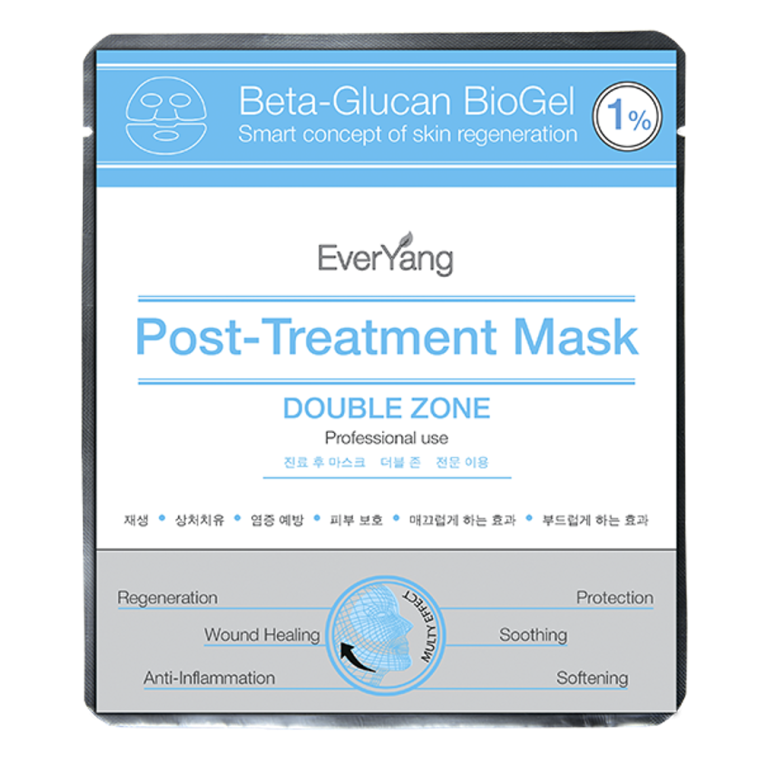 Ever Yang Beta-Glucan Biogel 1% Post-Treatment Mask Ультра-успокаивающая маска для лица и глаз