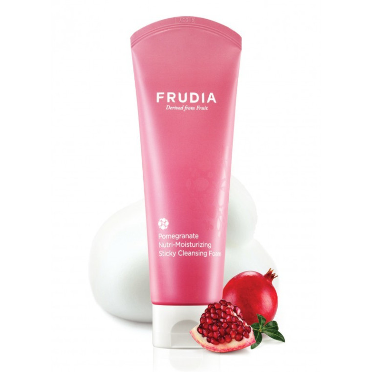 Frudia Pomegranate Nutri-Moisturizing Sticky Cleansing Foam Питательная пенка для умывания лица с экстрактом граната