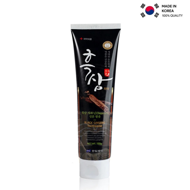HANIL Korean Black Ginseng Toothpaste Зубная паста с черным женьшенем