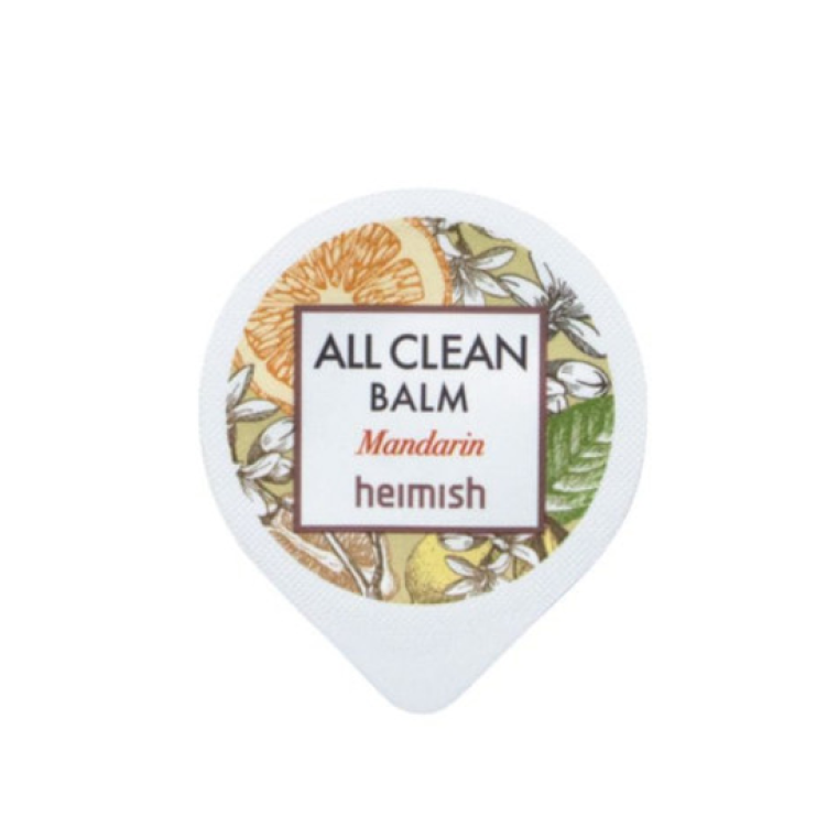 Heimish All Clean Balm Mandarin Очищающий бальзам для снятия макияжа с мандарином, 5мл