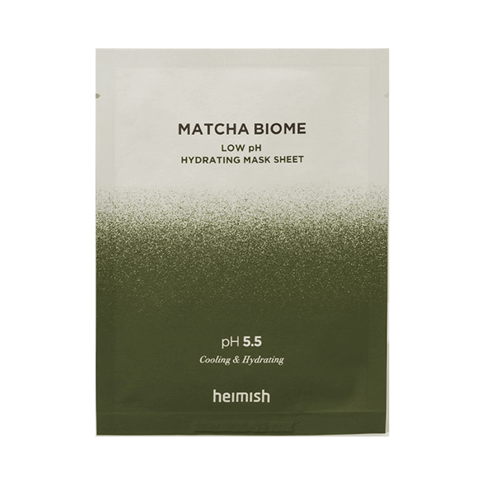 Heimish Matcha Biome low pH Hydrating Mask Sheet Увлажняющая маска с матчей и пробиотиками