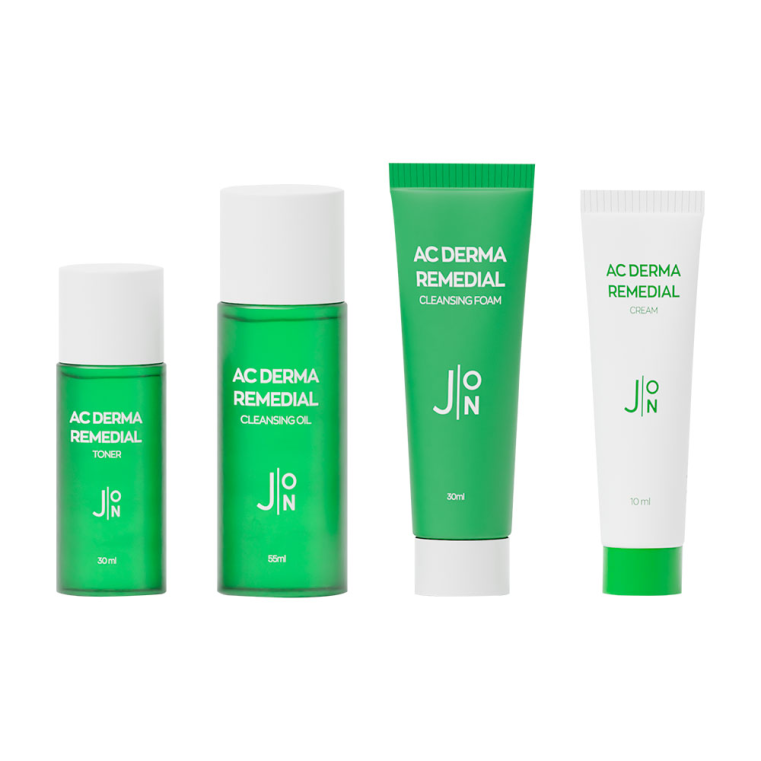 J:ON AC Derma Remedial Mini Set Набор миниатюр для ухода за кожей с экстрактом чайного дерева