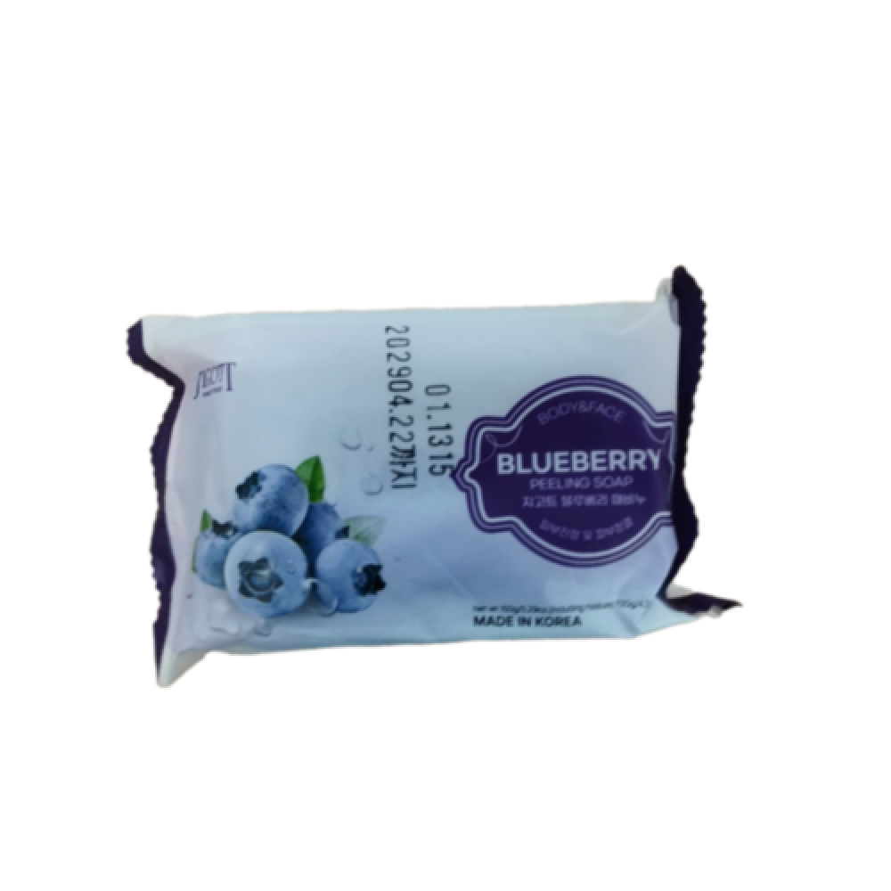 Jigott Blueberry Scrub Soap Мыло-скраб с экстрактом черники