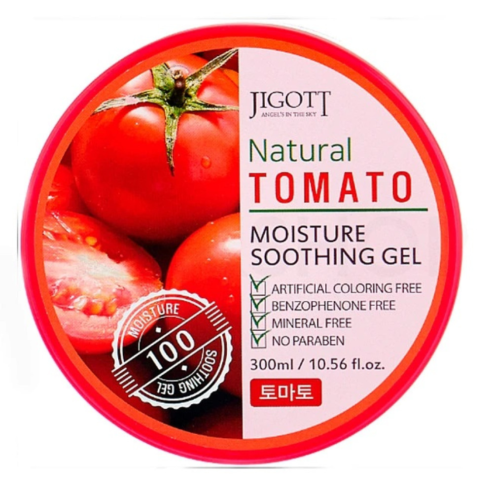 Jigott Natural Tomato Moisture Soothing Gel Увлажняющий гель для лица с экстрактом томата