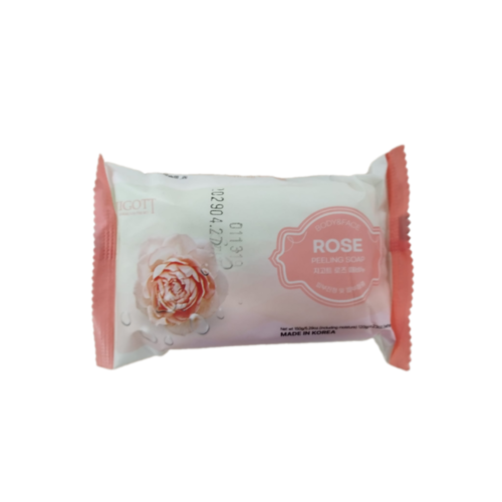 Jigott Rose Scrub Soap Мыло-скраб с экстрактом розы