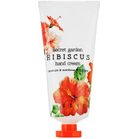 Jigott Secret Garden Hibiscus Hand Cream Крем для рук с экстрактом гибискуса
