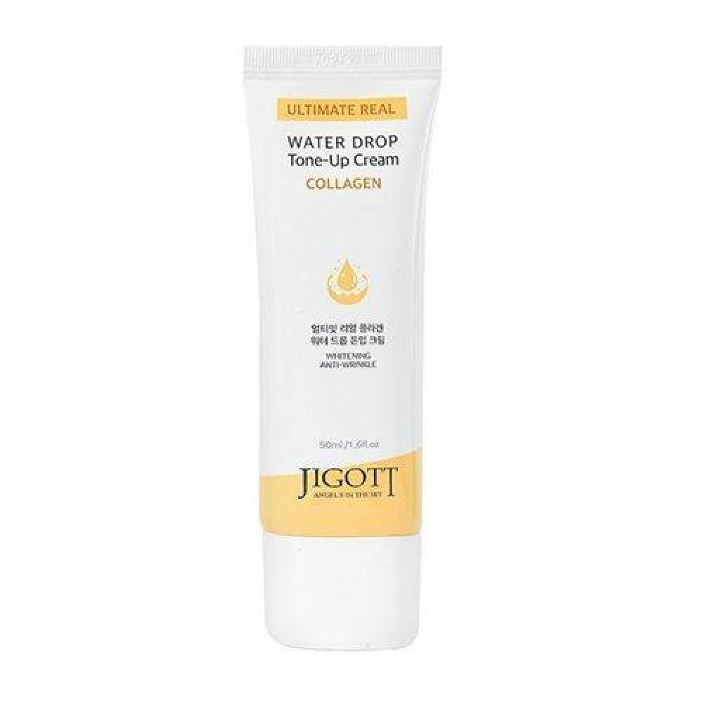 Jigott Ultimate Real Collagen Water Drop Tone Up Cream Крем для лица антивозрастной с коллагеном