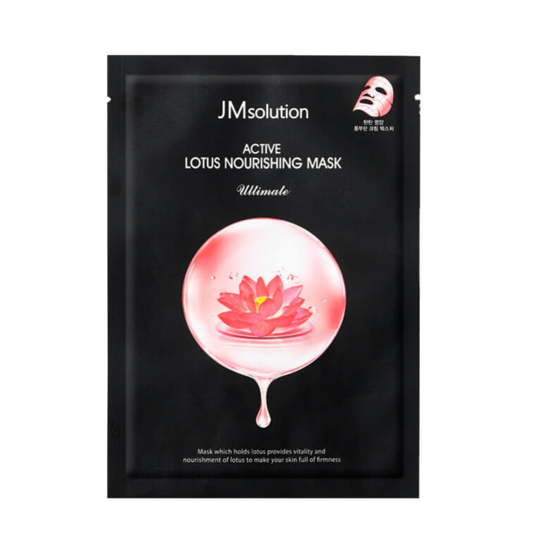 JM Solution Active Lotus Nourishing Mask Ultimate Питательная тканевая маска с экстрактом лотоса