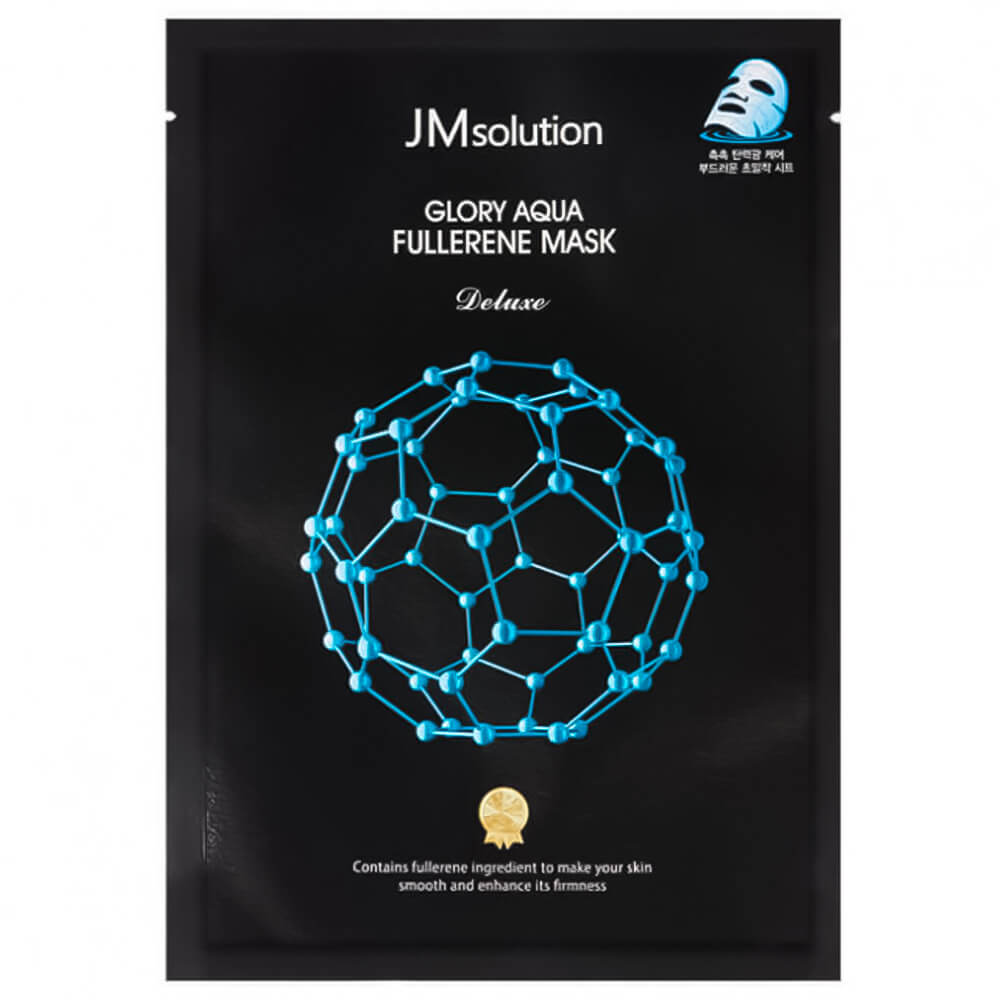 JM Solution Aqua Fullerene Mask Антиоксидантная маска с фуллереном и пептидами