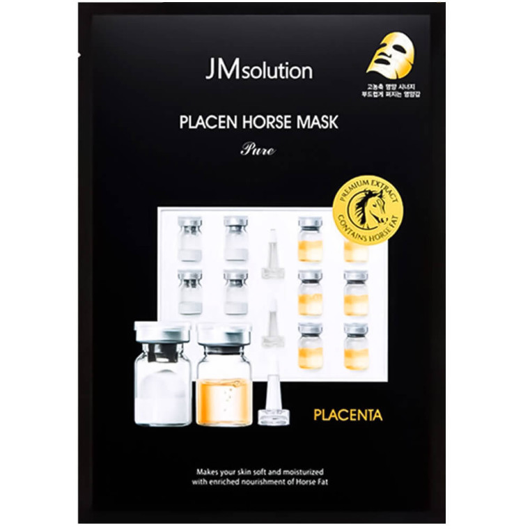 JM Solution Placen Horse Mask Антивозрастная плацентарная тканевая маска
