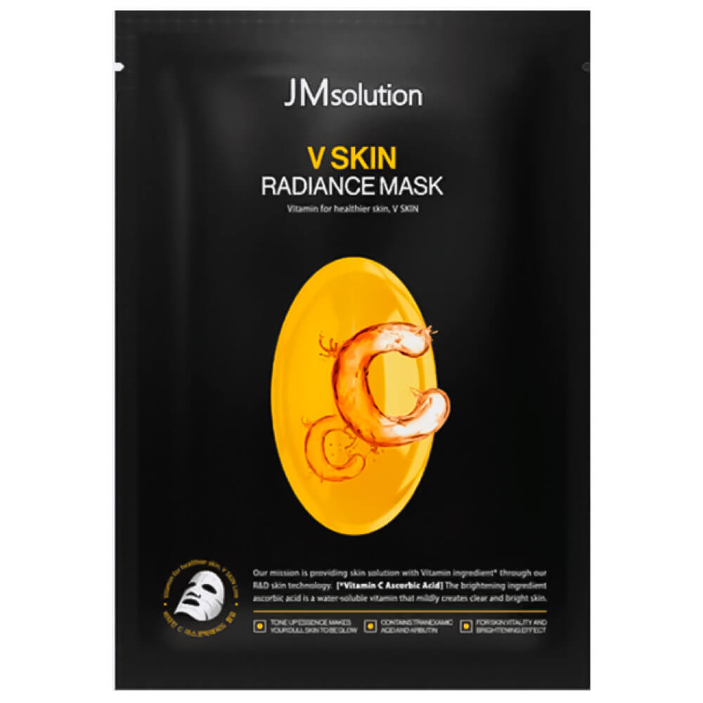 JM Solution V Skin Radiance Mask Ревитализирующая тканевая маска с антиоксидантами