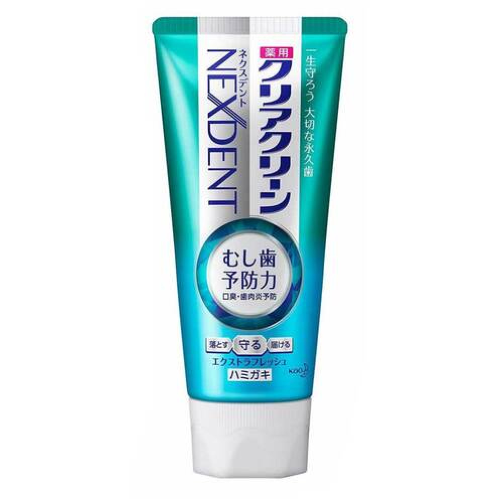 KAO Clear Clean Nexdent Extra Fresh Паста зубная с микрогранулами и фтором экстра свежесть