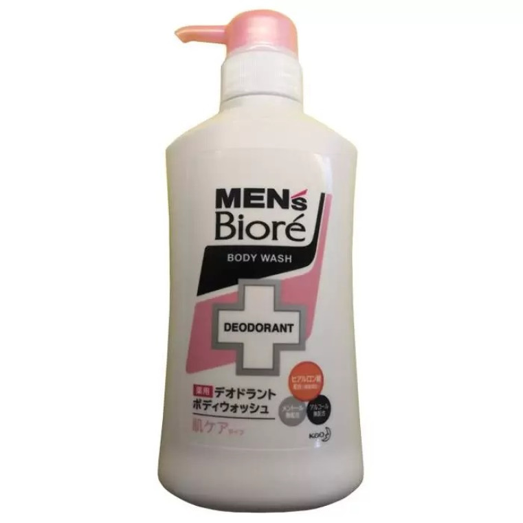 KAO Men's Biore Мужское пенящееся мыло для тела с противовоспалительным и дезодорирующим эффектом, с