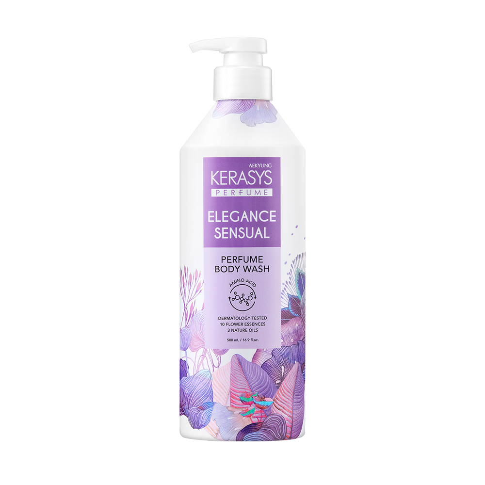 Kerasys Eleganse Sensual Perfumed Body Wash Гель для душа, парфюмированная линия элеганс