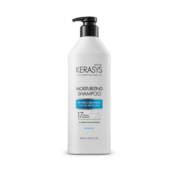 Kerasys Hair Clinic Moisturizing Shampoo Увлажняющий шампунь, 600мл