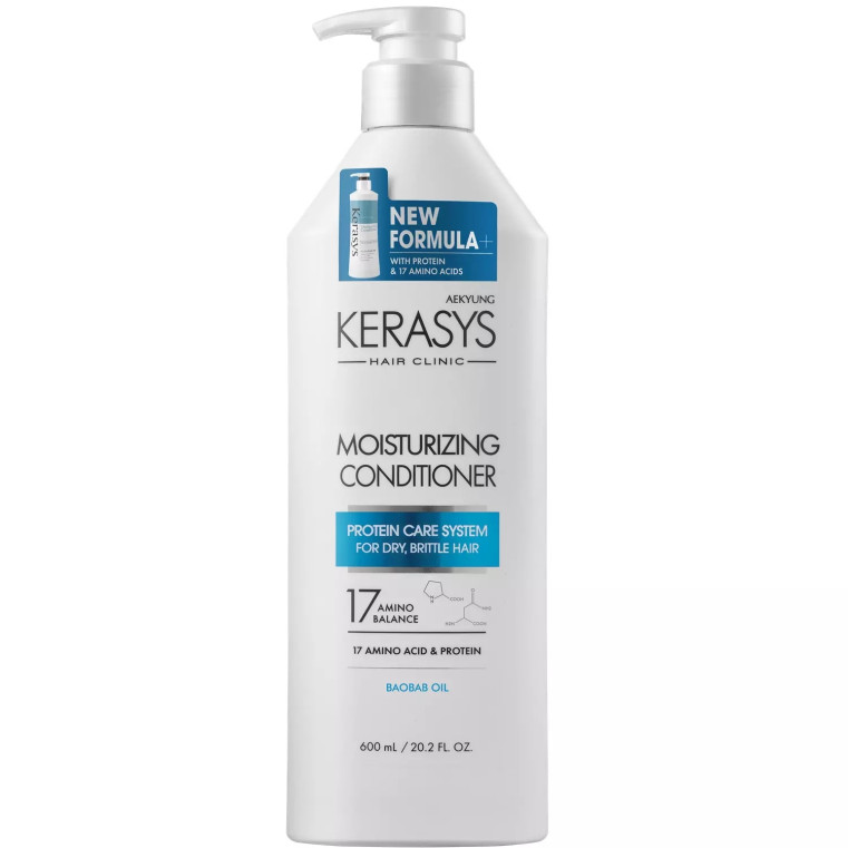 KERASYS Hair Clinic System Moisturizing Conditioner Увлажняющий кондиционер для волос, 600 мл