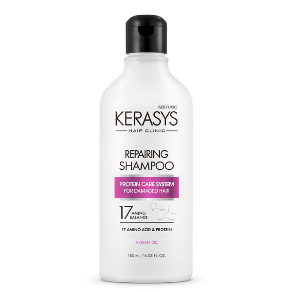 Kerasys Hair Clinic System Repairing Shampoo Восстанавливающий шампунь, 180мл