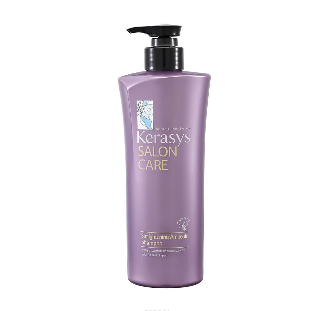 KeraSys Salon Care Straightening Ampoule Shampoo Шампунь для волос гладкость и блеск