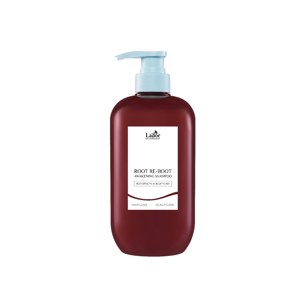 La'dor Root Re-Boot Awakening Shampoo Red Ginseng & Beer Yeast Шампунь с женьшенем для роста волос, 800мл