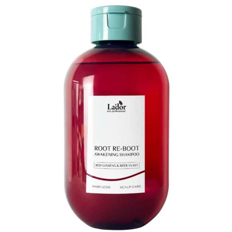La'dor Root Re-Boot Awakening Shampoo Red Ginseng & Beer Yeast Шампунь с женьшенем для роста волос