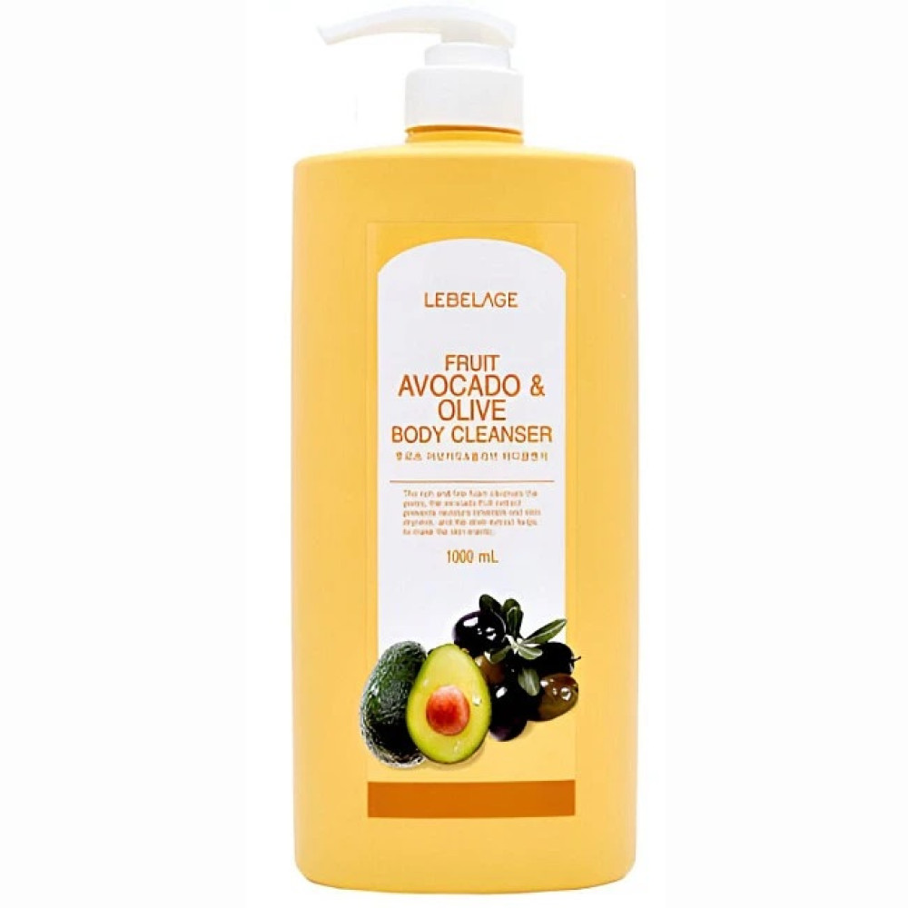 Lebelage Fruit Avocado & Olive Body Cleanser Гель для душа с авокадо и оливой