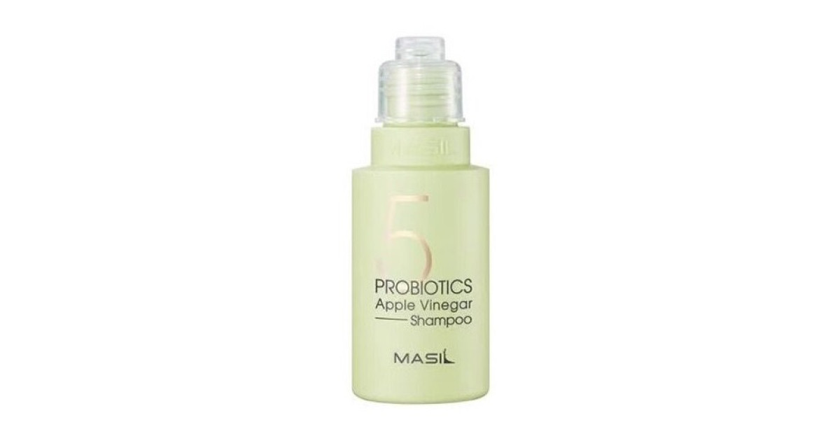 Купить Masil 5 Probiotics Apple Vinergar Shampoo Шампунь от перхоти с  яблочным уксусом, 50мл
