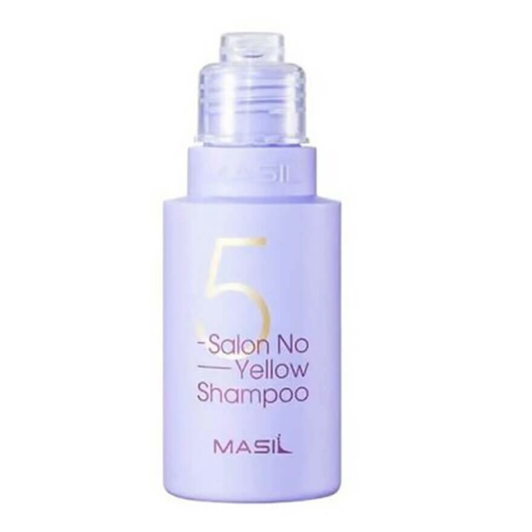 Masil 5 Salon No Yellow Shampoo Тонирующий шампунь для осветленных волос, 50мл