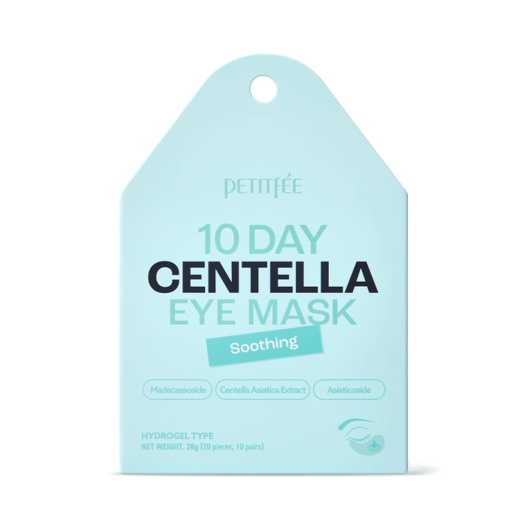 Petitfee 10 Day Centella Eye Mask Гидрогелевые патчи с центеллой азиатской Soothing