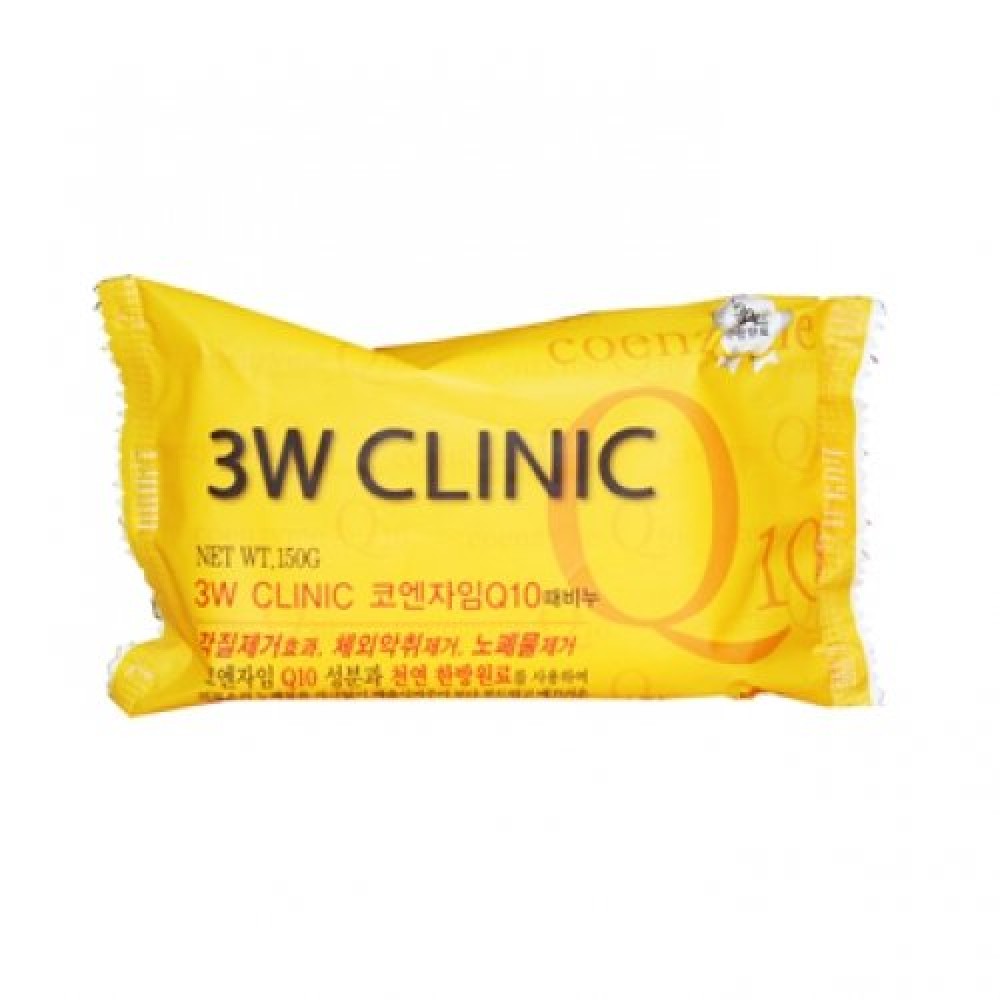 3W Clinic Q10 Dirt Soap Мыло с коэнзимом