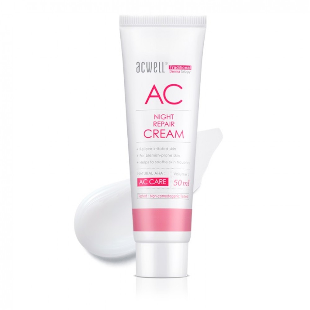 ACWELL AC Night Repair Cream Ночной восстанавливающий крем для проблемной кожи
