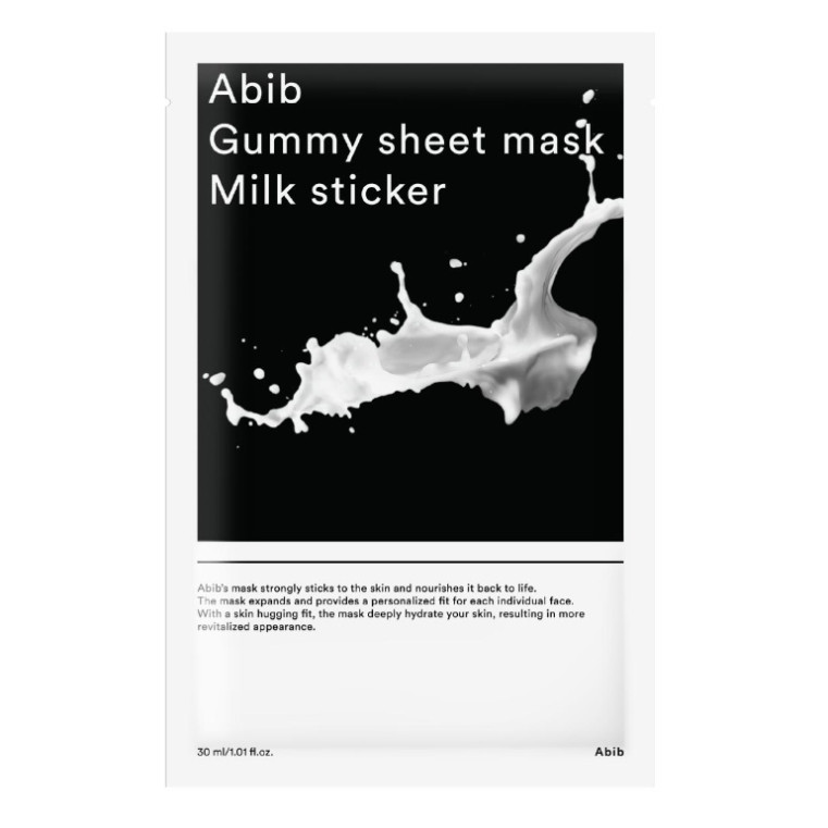 Abib Gummy Sheet Mask Milk Sticker Питательная маска с молочными протеинами