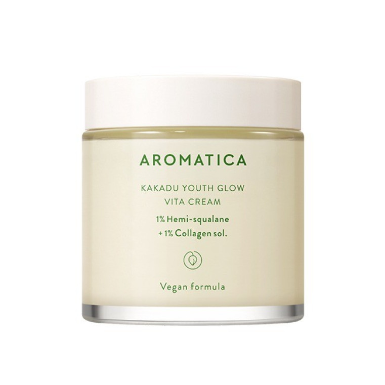 Aromatica Vita Cream 1% Hemisqualane+1% Collagen Sol Крем со скваланом, коллагеном и сливой