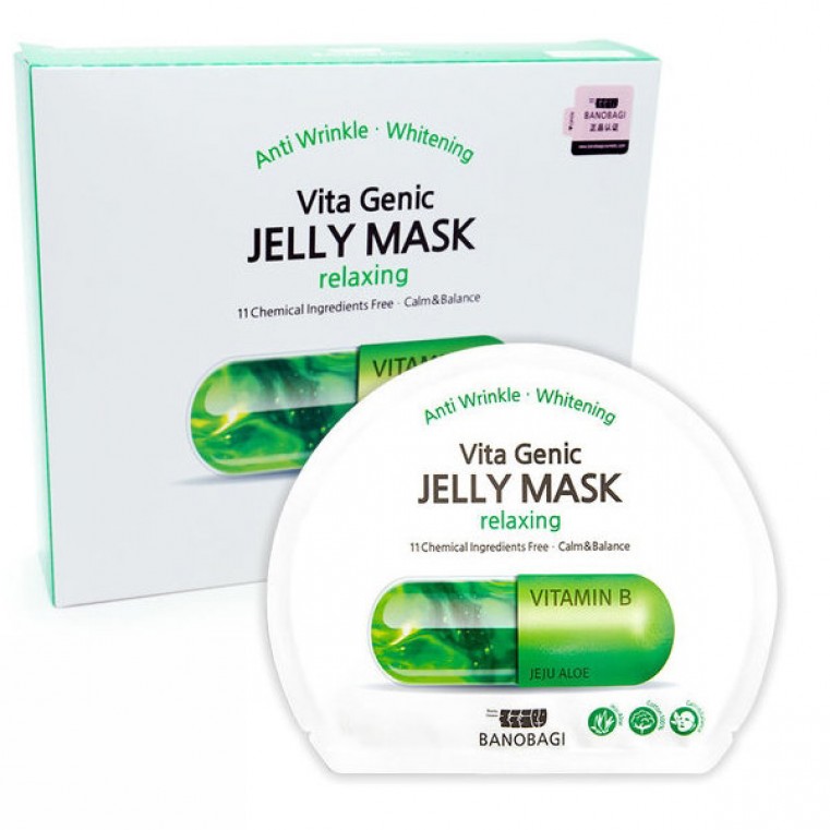 BanoBagi Vita Genic Relaxing jelly mask - Маска тканевая с витамином В на основе липосомного желе