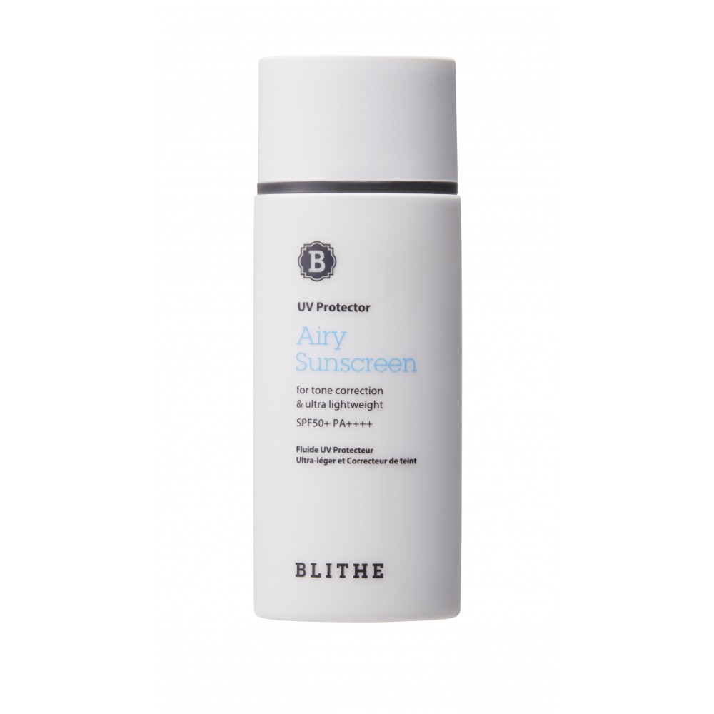 BLITHE Airy Sunscreen Ультралегкий солнцезащитный крем SPF 50+ PA ++++