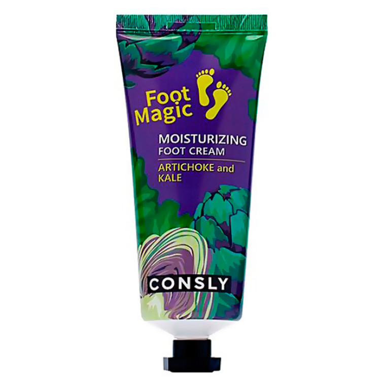 Consly Moisturizing Foot Cream Artichoke and Kale Крем для ног с экстрактом артишока и капусты кейл