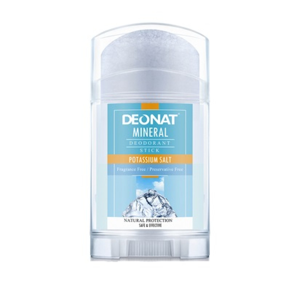 Deonat Natural Protection Mineral Deodorant Stick Fragrance Free Дезодорант-кристалл для тела "Калиевый" чистый